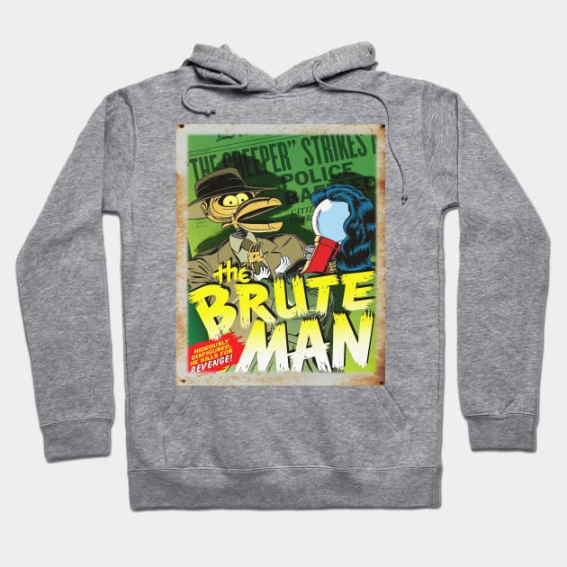 Mystery Science Rusty Barn Sign 3000 - Brute Man Hoodie by Starbase79